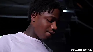 EdwardJames&colon; Outrageous Dude Sensation Blows And Rides Dreezy Long Big Outrageous Cock In The Couch